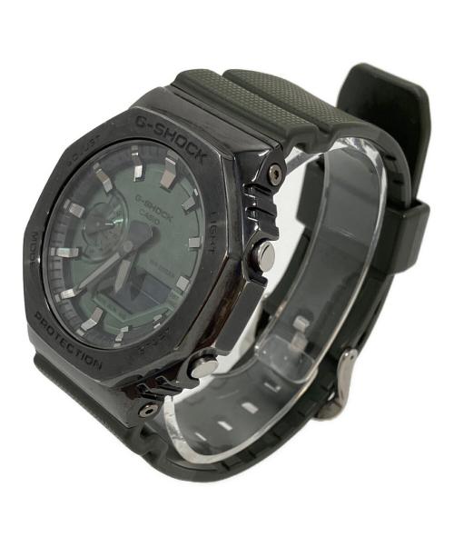 CASIO（カシオ）CASIO (カシオ) 腕時計 ブラック×グリーンの古着・服飾アイテム