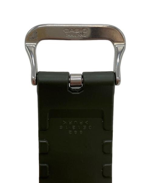 CASIO（カシオ）CASIO (カシオ) 腕時計 ブラック×グリーンの古着・服飾アイテム