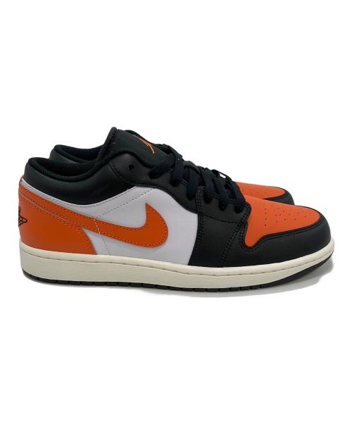 NIKE（ナイキ）NIKE (ナイキ) ローカットスニーカー ブラック×オレンジ×ホワイト サイズ:27の古着・服飾アイテム