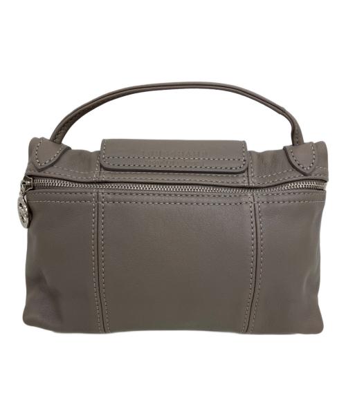 LONGCHAMP（ロンシャン）LONGCHAMP (ロンシャン) ル・プリアージュ　ショルダーバッグ グレージュの古着・服飾アイテム