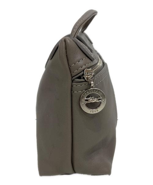 LONGCHAMP（ロンシャン）LONGCHAMP (ロンシャン) ル・プリアージュ　ショルダーバッグ グレージュの古着・服飾アイテム