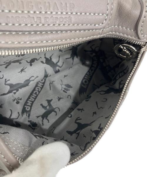 LONGCHAMP（ロンシャン）LONGCHAMP (ロンシャン) ル・プリアージュ　ショルダーバッグ グレージュの古着・服飾アイテム