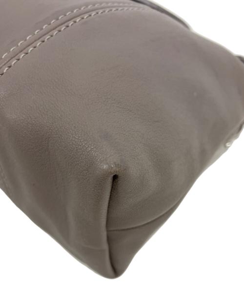 LONGCHAMP（ロンシャン）LONGCHAMP (ロンシャン) ル・プリアージュ　ショルダーバッグ グレージュの古着・服飾アイテム