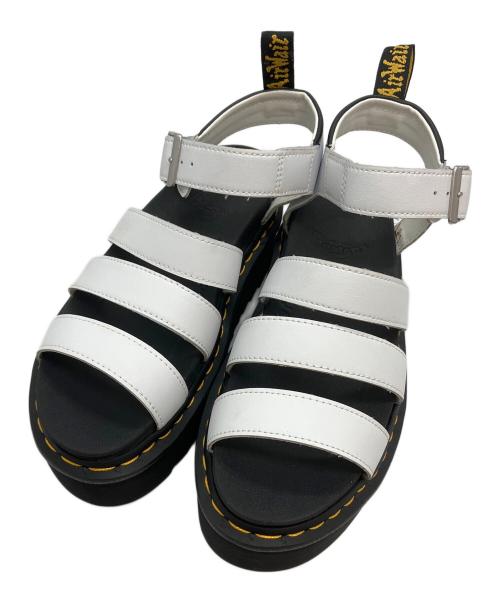 Dr.Martens（ドクターマーチン）Dr.Martens (ドクターマーチン) サンダル ホワイト×ブラック サイズ:6の古着・服飾アイテム