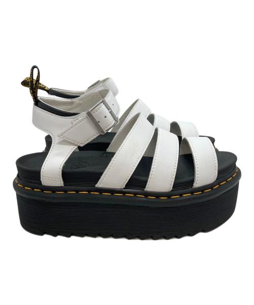 Dr.Martens（ドクターマーチン）Dr.Martens (ドクターマーチン) サンダル ホワイト×ブラック サイズ:6の古着・服飾アイテム