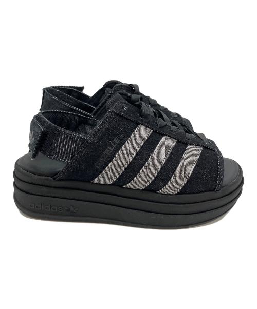 adidas（アディダス）adidas (アディダス) GAZELLE BOLD SANDALS ブラック×グレー サイズ:23.5の古着・服飾アイテム