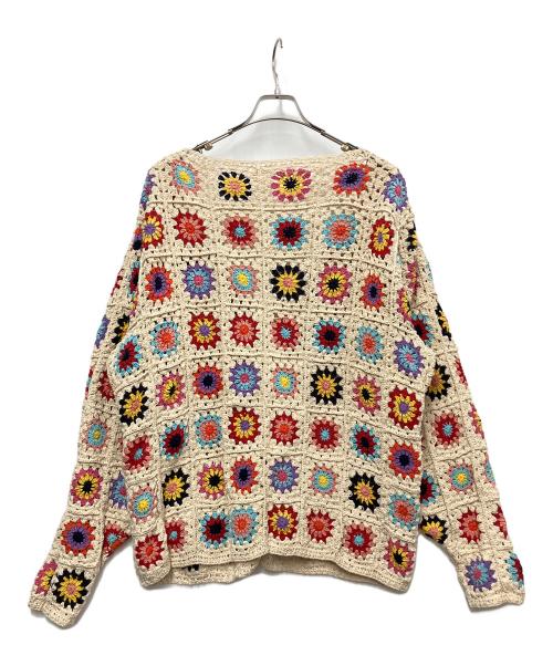 Niche.（ニッチ）Niche. (ニッチ) クロシェニットカーディガン ベージュ サイズ:FREEの古着・服飾アイテム