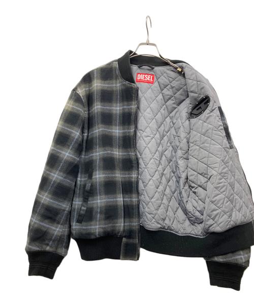 DIESEL（ディーゼル）DIESEL (ディーゼル) Padded Bomber Jacket ブラック サイズ:48の古着・服飾アイテム
