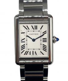 Cartier（カルティエ）の古着「Tank Must LM タンクマストLM Ref.WSTA0052 ホワイト文字盤」｜ホワイト