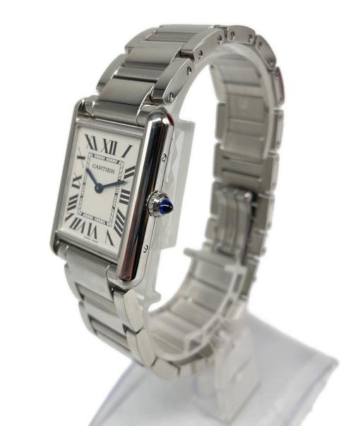 Cartier（カルティエ）Cartier (カルティエ) Tank Must LM タンクマストLM Ref.WSTA0052 ホワイト文字盤 ホワイト サイズ:LMの古着・服飾アイテム