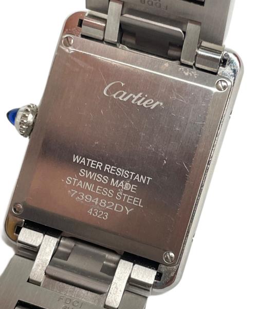 Cartier（カルティエ）Cartier (カルティエ) Tank Must LM タンクマストLM Ref.WSTA0052 ホワイト文字盤 ホワイト サイズ:LMの古着・服飾アイテム