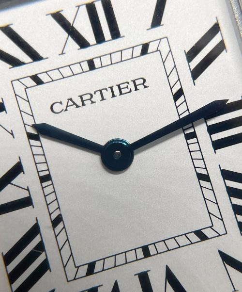 Cartier（カルティエ）Cartier (カルティエ) Tank Must LM タンクマストLM Ref.WSTA0052 ホワイト文字盤 ホワイト サイズ:LMの古着・服飾アイテム