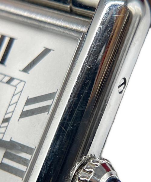 Cartier（カルティエ）Cartier (カルティエ) Tank Must LM タンクマストLM Ref.WSTA0052 ホワイト文字盤 ホワイト サイズ:LMの古着・服飾アイテム