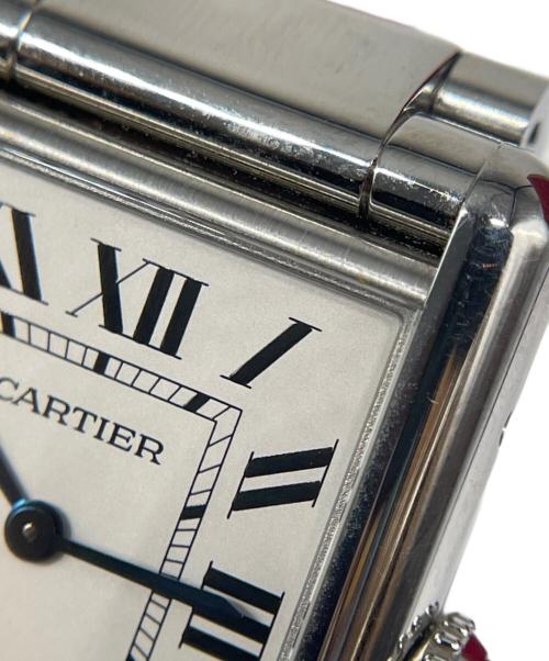 Cartier（カルティエ）Cartier (カルティエ) Tank Must LM タンクマストLM Ref.WSTA0052 ホワイト文字盤 ホワイト サイズ:LMの古着・服飾アイテム