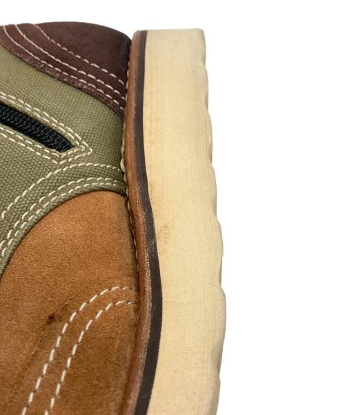 ALPHA INDUSTRIES（アルファインダストリーズ）ALPHA INDUSTRIES (アルファインダストリーズ) ヴィンテージスタイルブーツ ブラウン×カーキ サイズ:25.5の古着・服飾アイテム