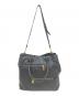 PRADA (プラダ) ブラックレザートートバック ブラック：90000円
