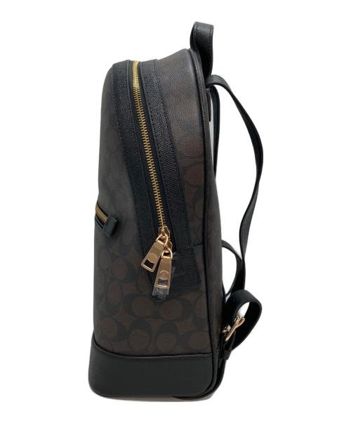 COACH（コーチ）COACH (コーチ) ケンリー バックパック ブラウン×ブラックの古着・服飾アイテム
