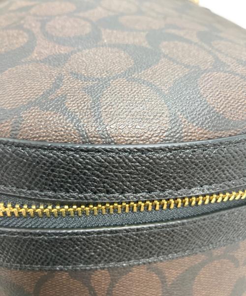COACH（コーチ）COACH (コーチ) ケンリー バックパック ブラウン×ブラックの古着・服飾アイテム