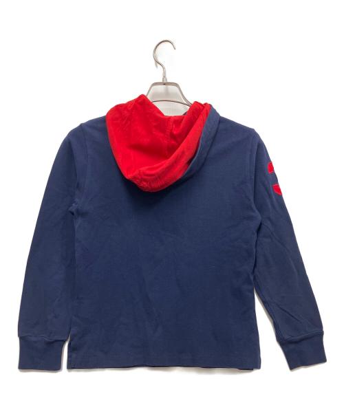 POLO RALPH LAUREN（ポロ・ラルフローレン）POLO RALPH LAUREN (ポロ・ラルフローレン) ビッグポニーパーカー ネイビー×レッド サイズ:Mの古着・服飾アイテム