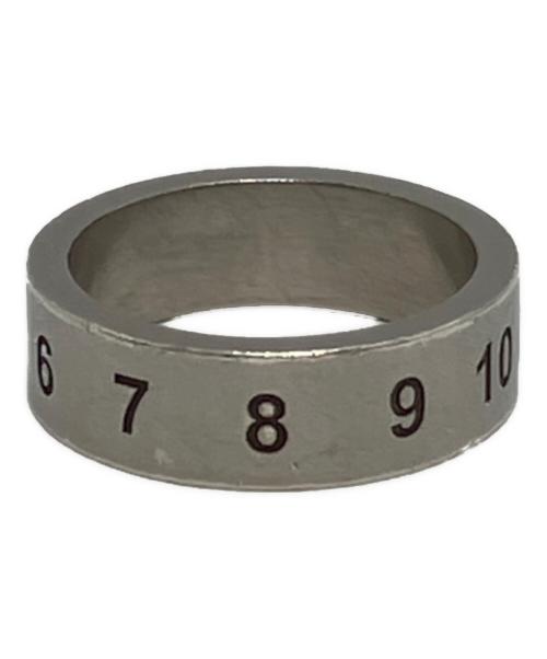 Maison Margiela（メゾンマルジェラ）Maison Margiela (メゾンマルジェラ) Numericリング シルバーカラー サイズ:17の古着・服飾アイテム