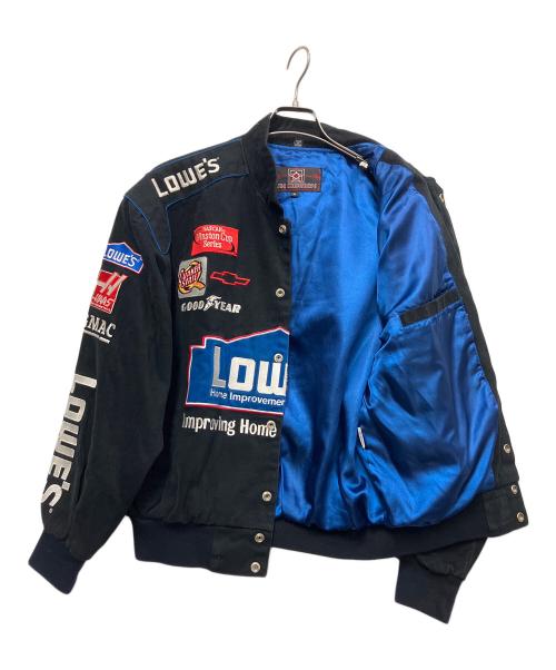 JH DESIEN（ジェイエイチデザイン）JH DESIEN (ジェイエイチデザイン) レーシングジャケット ブラック サイズ:Mの古着・服飾アイテム