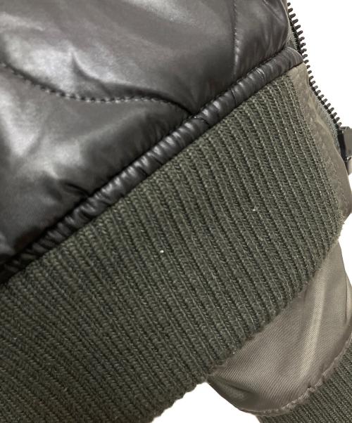 ALPHA（アルファ）ALPHA (アルファ) フーデッドリブジャケット オリーブ サイズ:Mの古着・服飾アイテム