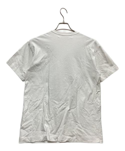 PLAY COMME des GARCONS（プレイコムデギャルソン）PLAY COMME des GARCONS (プレイコムデギャルソン) 半袖カットソー ホワイト サイズ:Lの古着・服飾アイテム