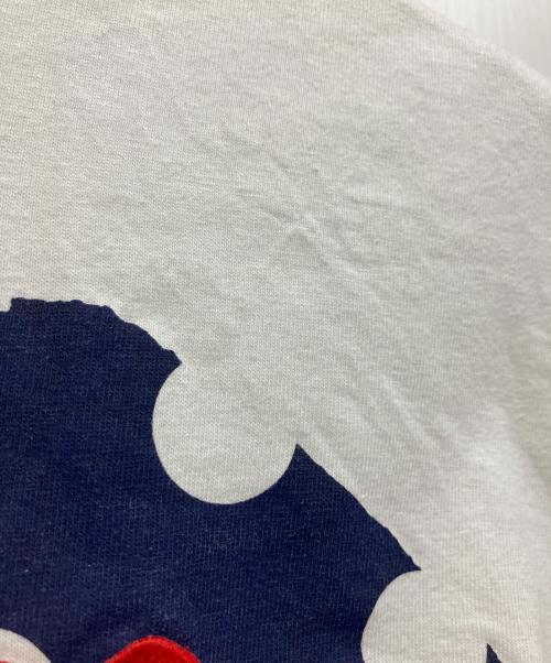 PLAY COMME des GARCONS（プレイコムデギャルソン）PLAY COMME des GARCONS (プレイコムデギャルソン) 半袖カットソー ホワイト サイズ:Lの古着・服飾アイテム