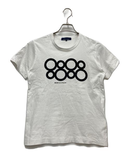 PLAY COMME des GARCONS（プレイコムデギャルソン）PLAY COMME des GARCONS (プレイコムデギャルソン) 半袖カットソー ホワイト サイズ:Lの古着・服飾アイテム
