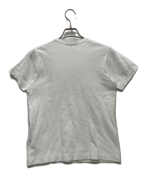 PLAY COMME des GARCONS（プレイコムデギャルソン）PLAY COMME des GARCONS (プレイコムデギャルソン) 半袖カットソー ホワイト サイズ:Lの古着・服飾アイテム