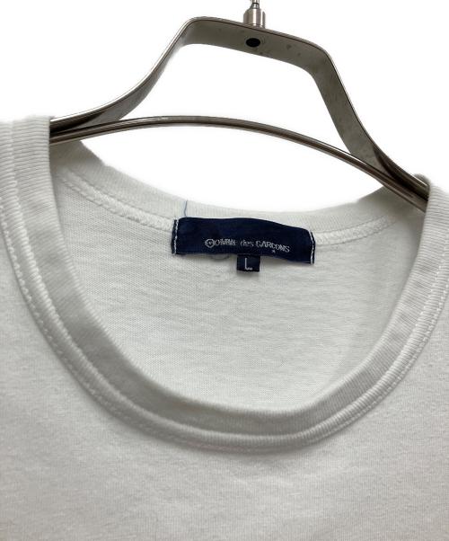 PLAY COMME des GARCONS（プレイコムデギャルソン）PLAY COMME des GARCONS (プレイコムデギャルソン) 半袖カットソー ホワイト サイズ:Lの古着・服飾アイテム