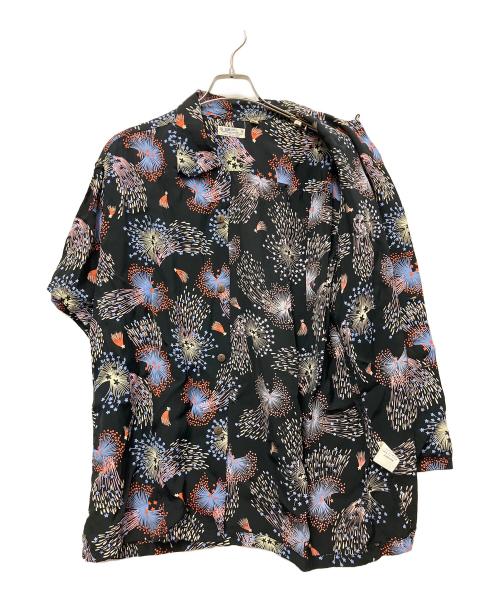 Sun Surf（サンサーフ）Sun Surf (サンサーフ) 半袖シャツ ブラック サイズ:XLの古着・服飾アイテム