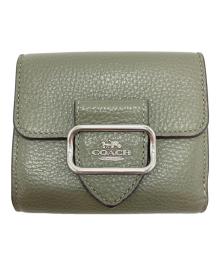 COACH（コーチ）の古着「3つ折り財布」｜グリーン