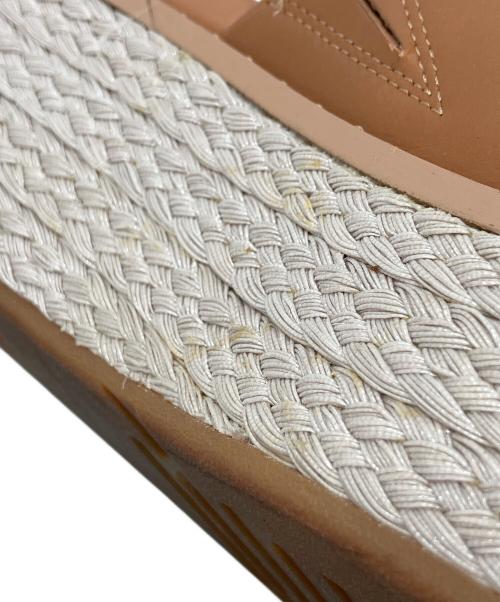 FitFlop（フィットフロップ）FitFlop (フィットフロップ) ウェッジソールサンダル ブラウン×アイボリー サイズ:25の古着・服飾アイテム