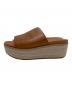 FitFlop (フィットフロップ) ウェッジソールサンダル ブラウン×アイボリー サイズ:25：6000円