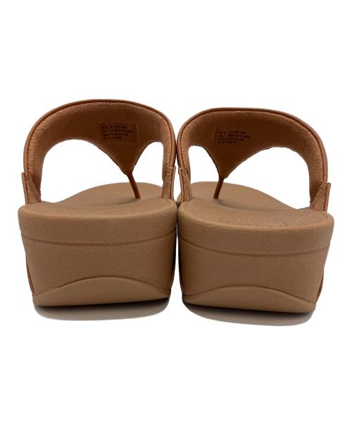 FIT FLOP（フィットフロップ）FIT FLOP (フィットフロップ) レザー トゥポストサンダル ブラウン サイズ:24の古着・服飾アイテム