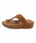 FIT FLOP (フィットフロップ) レザー トゥポストサンダル ブラウン サイズ:24：6000円