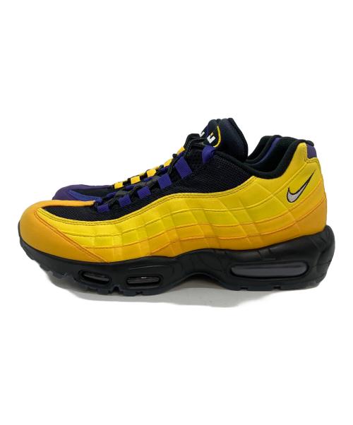 NIKE（ナイキ）NIKE (ナイキ) ローカットスニーカー ブラック×イエロー×パープル サイズ:27の古着・服飾アイテム