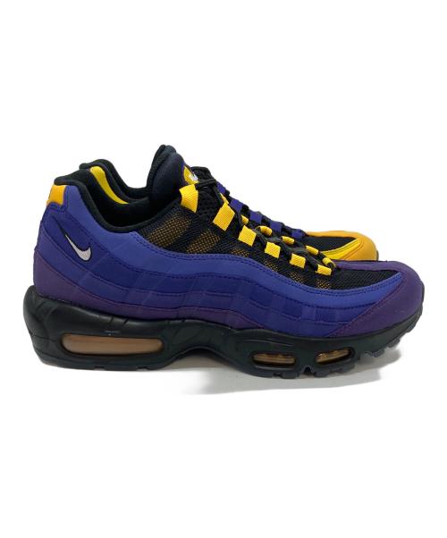 NIKE（ナイキ）NIKE (ナイキ) ローカットスニーカー ブラック×イエロー×パープル サイズ:27の古着・服飾アイテム