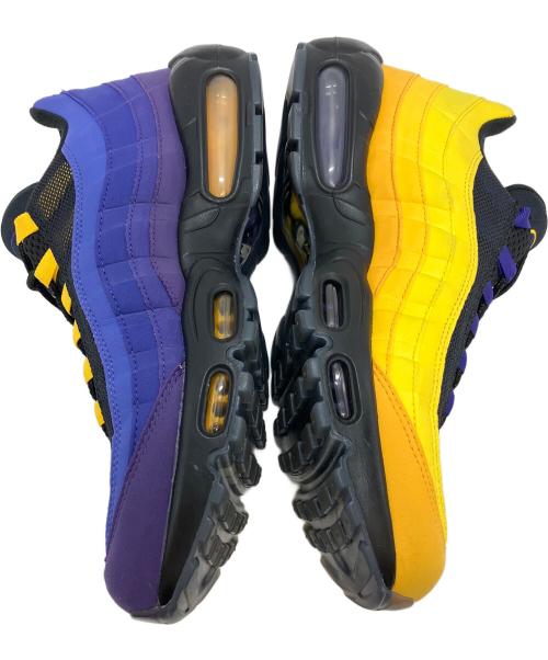 NIKE（ナイキ）NIKE (ナイキ) ローカットスニーカー ブラック×イエロー×パープル サイズ:27の古着・服飾アイテム