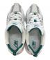 中古・古着 NEW BALANCE (ニューバランス) ローカットスニーカー ホワイト×グリーン サイズ:25：6000円