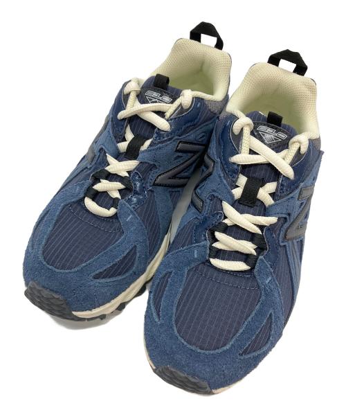 NEW BALANCE（ニューバランス）NEW BALANCE (ニューバランス) ローカットスニーカー ブルー×ホワイト サイズ:25の古着・服飾アイテム