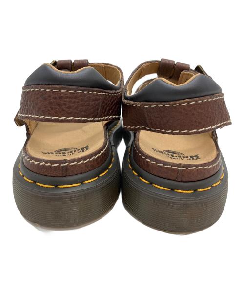 Dr.Martens（ドクターマーチン）Dr.Martens (ドクターマーチン) レザーサンダル ブラウン×ブラック サイズ:24の古着・服飾アイテム