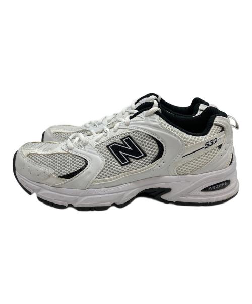 NEW BALANCE（ニューバランス）NEW BALANCE (ニューバランス) ローカットスニーカー ブラック×ホワイト サイズ:25の古着・服飾アイテム
