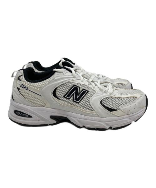 NEW BALANCE（ニューバランス）NEW BALANCE (ニューバランス) ローカットスニーカー ブラック×ホワイト サイズ:25の古着・服飾アイテム