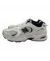 NEW BALANCE (ニューバランス) ローカットスニーカー ブラック×ホワイト サイズ:25：8000円