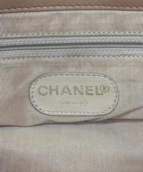 CHANEL（シャネル）CHANEL (シャネル) ココマークチェーントートバッグ ベージュの古着・服飾アイテム