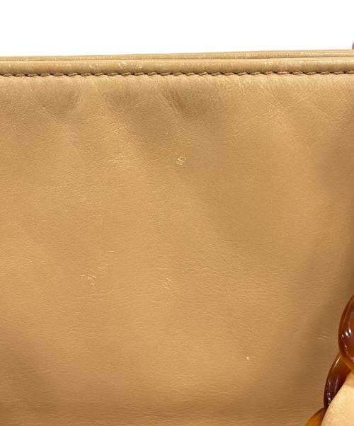 CHANEL（シャネル）CHANEL (シャネル) ココマークチェーントートバッグ ベージュの古着・服飾アイテム