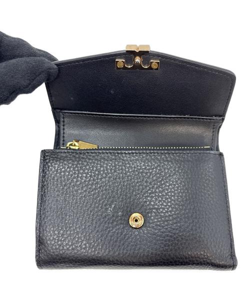TORY BURCH（トリーバーチ）TORY BURCH (トリーバーチ) 3つ折り財布 ブラックの古着・服飾アイテム