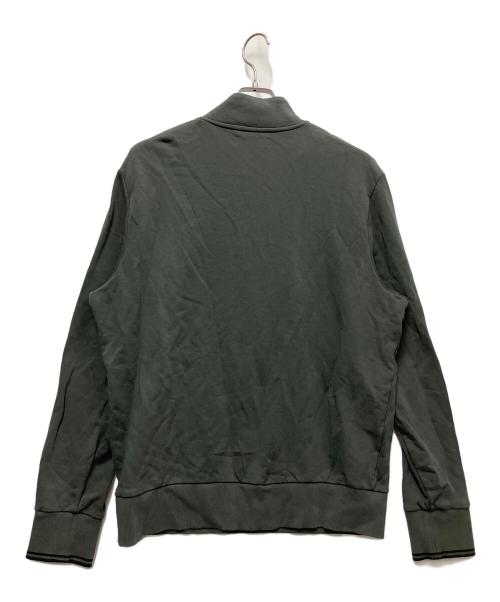 FRED PERRY（フレッドペリー）FRED PERRY (フレッドペリー) ハーフジップスウェット グリーン サイズ:XLの古着・服飾アイテム